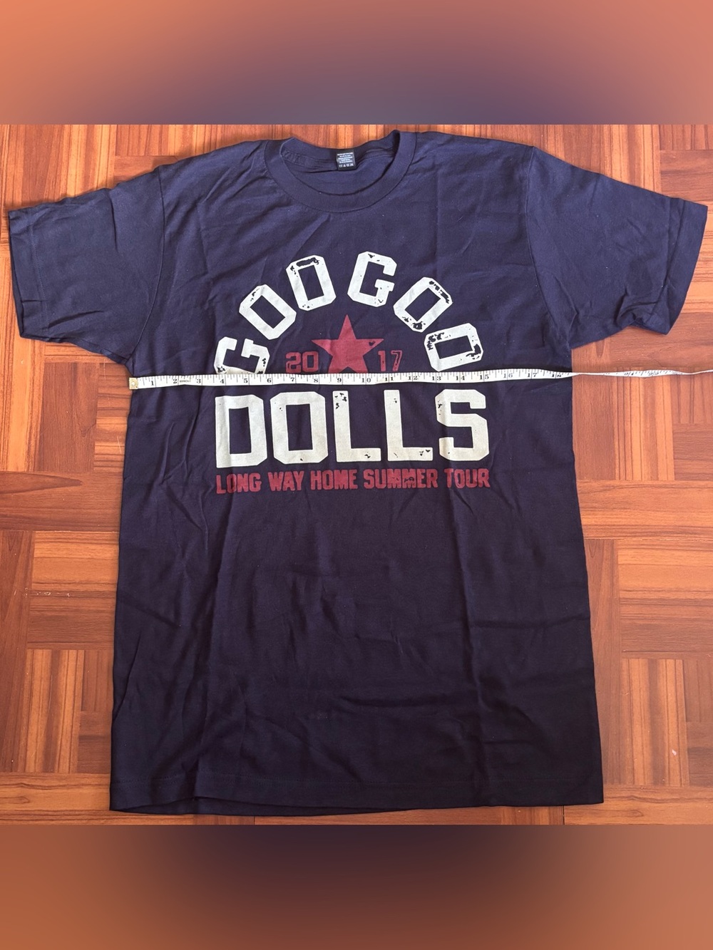 Goo Goo Dolls Long Way Home Summer Tour Blue T-Shirt size Medium NWOT